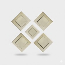 Ovivo Grano Titanyum Anahtar - 5'li Paket - Çerçeve Dahil