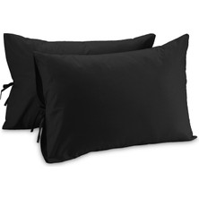 Sabia Soft Touch %100 Pamuk 50X70 cm Bağcıklı Yastık Kılıfı Seti