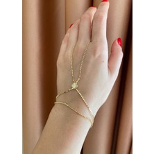 Nunu Takı Altın Minimal Yonca Şahmeran