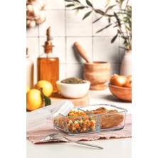 Lav Fresco Bölmeli Saklama Kabı 1600CC