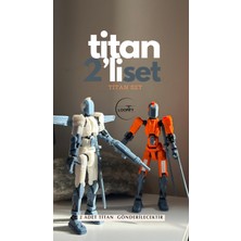 Moifugyia Titan 13 2'li Oynar Eklemli Robot Figür Seti