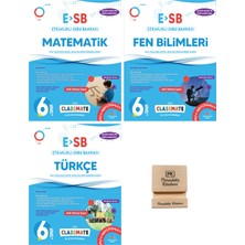Okyanus Yayınları Okyanus 6. Sınıf Classmate Matematik Fen ve Türkçe Etkinlikli Soru Bankası 3lü Set + Telefon Standı