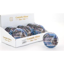 Belle Fusion Taşlı Istanbul Tasarımı El Aynası Kalın ALK2488