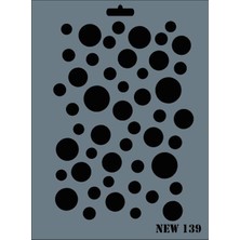 Belle Fusion Rich New Seri N-139 Stencil 35X25 cm