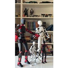 Moifugyia Lucky 13 Aksiyon Figürü Robot Oyuncak 4'lü Dev Lucky 13, Lucky 13 Seti