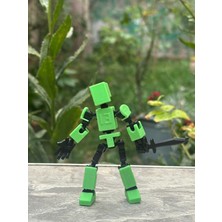 Moifugyia Mini 13 Aksiyon Figürü Robot Oyuncak 8cm Yeşil