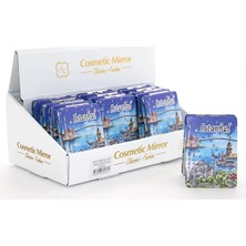 Belle Fusion Taşlı Istanbul Tasarımı El Aynası Ince ALK2915