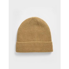 Gap V-Cozy Ribbed Erkek Bere Sarı Renk ile Dış Mekan İçin Uygun Standart Beden 791205005