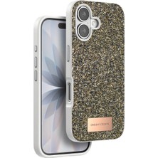 Evolvera Onegif Apple Iphone 17 Bright Simli Kapak - Çöl Titanyum