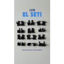 Moifugyia Lucky 13 Aksiyon Figürü Robot Oyuncak El Seti Aksesuar Yalnızca 12 Çift El Gönderilir