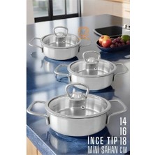 Belle Fusion Bfs Sahan Tencere Mini Midi Maxi 3 Lü Set