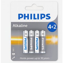 Philips Aaa Alkalin Pil 6'lı Paket (4+2 Kampanyalı) – Lr