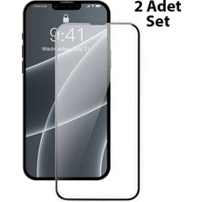 TeknoKapsül Baseus iPhone 13 Mini 0.23MM Full Kavisli Ekran Koruyucu Cam 2 ADET-(5775) - TK0027-5S01Q8