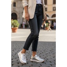 Napa Shoes Hakiki Deri Hızlı Bağcıklı Ortopedik Taban Spor Ayakkabı NAPA-383