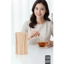 Belle Fusion Bfs Ahşap Karıştırıcı Kaşık – 2500’LÜ Paket | Çay, Kahve ve Servis Için Hijyenik ve Pratik!