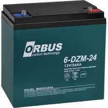 Orbus 6-DZM-24 12V 24 Ah Elektrikli Bisiklet Aküsü