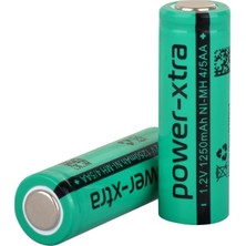 Power-Xtra 1.2V 1250 Mah - 4/5AA - Ni-Mh Şarjlı Pil -Flat-Başsız