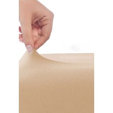 Mira Home Çift Kişilik Düz Penye  %100 Pamuklu Lastikli Çarşaf 200X200 cm Battal  Boy Newsheet Kahverengi