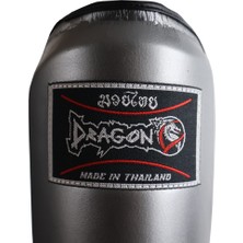 Dragondo DRGN-T52 Hakiki Deri Kaval Koruyucu Gri Kick Boks Kaval Koruyucu