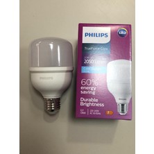 4 Adet Philips Trueforce Core Ampul 20W 2050 Lümen  E27 6500K Beyaz