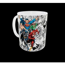 Home Avengers Temalı Süper Kahraman Tasarım Kupa