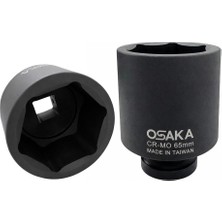 Osaka 1" Altı Köşe Havalı Derin Lokma 65 mm