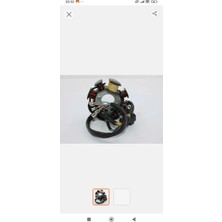 Topuz Motor Cg Statör 7+1 8 Bobin 5fişli Kalın Bakır Sargı Orjinal KT 125