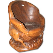 Livenda Ahşap At Tasarımlı Oturak