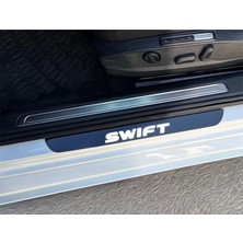 CarEste Swift Pleksi Kapı Eşiği Piano Black 4 Parça