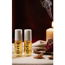JUNIBELIW 2li Set Alkolsüz Hac ve Umre Kokuları Kabe Örtüsü ve Hacerül Esved Kokusu Parfüm Esansı 2X5ML