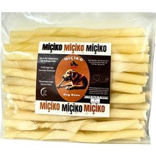 Miçiko Puppy Sütlü Ince Burgu Çubuk Köpek Ödül ve Çiğneme Kemiği 7-10CM 50'li