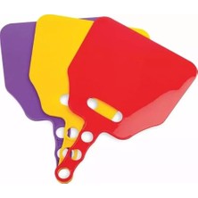 MarkEntegra Plastik Mangal Yelleme Yelpazesi, Piknik Mangal Et Tavuk Izgara Yelleyici Karışık Renk Asorti 1 Adet