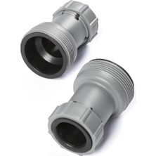 MarkEntegra Flowcr Yer Üstü Filtre Pompası Havuz Hortumu Adaptörü, Hortum Çapı 1,5 "(38 Mm) Ölçer ve 1,25" (32 Mm) Çaplı Havuz Vanalarına Bağlanır