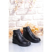 Pepita B002 Ortopedik Esnek Taban Yumuşak Kadın Deri Bot