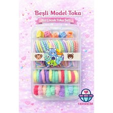 Beşli Model Kız Çocuk Toka Seti