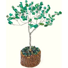 Feyza Design Doğal Aventurin Taşıyla Hayat Ağacı Süsü, Enerji ve Şifa Kaynağı