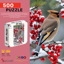 Soi Craft 500 Parça Puzzle Kar Taneleri Arasında Renkli Bir Nefes