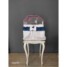 Neda Home Altı Kapalı Lastikli Kuş Kafes Tülü