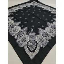 Akbal Siyah-Gri %100 Pamuk Yazma