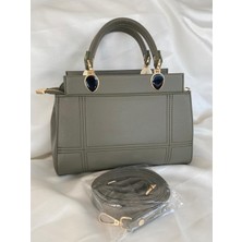 İndigo Konsept Luna Çift Gözlü Zarif Tasarımlı Uzun Askılı El ve Omuz Kadın Çantası