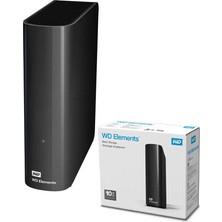 Wd 3.5 Elements 10TB USB 3.0 Taşınabilir Dısk Siyah WDBWLG0100HBK-EESN
