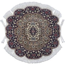 Kilim Antik El Dokuma Oval Yuvarlak Kayseri Bünyan Yün Halı 0899 - Yeni - Çok Renkli
