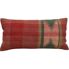 Kilim Antik El Dokuma Dekoratif Lumbar Kilim Kırlent Yastık Kılıfı 1373 - Yeni - Çok Renkli