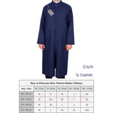 Hediyeleşin Sade Cübbe Imam Cübbesi - Lacivert