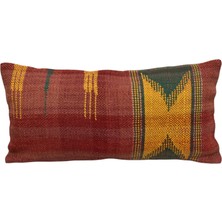Kilim Antik El Dokuma Dekoratif Lumbar Kilim Kırlent Yastık Kılıfı 1354 - Yeni - Çok Renkli