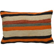 Kilim Antik El Dokuma Dekoratif Kilim Kırlent Yastık Kılıfı 1380 - Yeni - Çok Renkli
