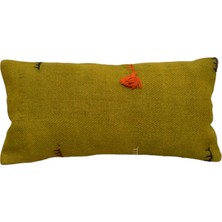 Kilim Antik El Dokuma Dekoratif Lumbar Kilim Kırlent Yastık Kılıfı 1375 - Yeni - Çok Renkli