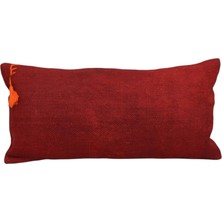 Kilim Antik El Dokuma Dekoratif Lumbar Kilim Kırlent Yastık Kılıfı 1366 - Yeni - Çok Renkli