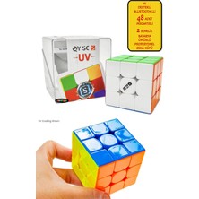 Toyfest Qy Smart Cube Aı Destekli Uv 3x3 Zeka Küpü Manyetik Bluetooth Speed Cube Akıllı Küp Profesyonel