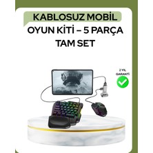 Belle Fusion Bfs Mobil Pubg Oyuncuları Için 5in1 Klavye Mouse Oyun Seti – Bt5.3 Destekli